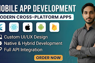 evelop custom ios and android apps using flutter