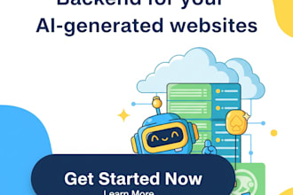 build a powerful backend for your ai generated website