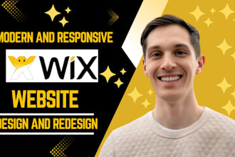 create wix website design, redesign wix website