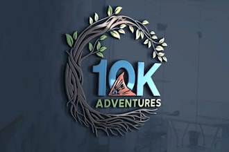 create travel, adventure, tour, hotel logo