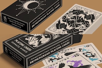 design card game playing card game adult card game party card tuckbox