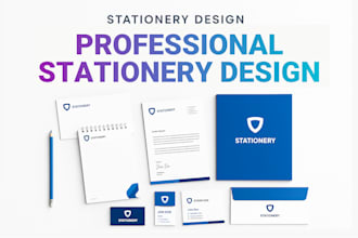 design corporate stationery with letterhead and business cards
