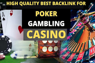 create high tf, da homepage permanent dofollow DR slot, poker backlinks