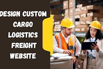build a cargo website transport logistics site freight trucking website dispatch