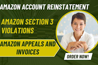 reactivate amazon section 3 violations, fix amazon section 3 listing suspension