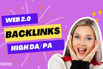 create web 2 0 backlinks