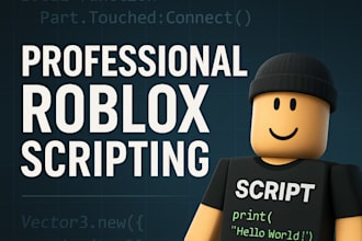 script anything for you in roblox, professionally