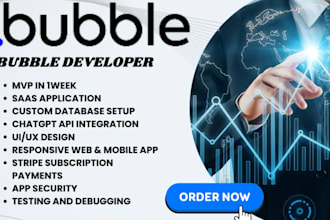 be your bubble app developer, mvp bubble io app development, bubble io developer