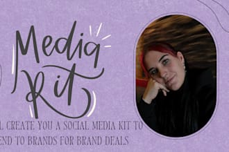 create an influencer social media kit to send to brands