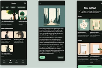 create an interactive storybook module for your kids reader app