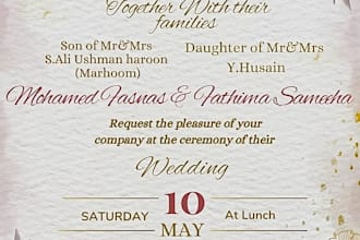 design modern minimalist digital and printable invitations