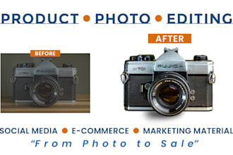retouch and enhance product photos for ecommerce and social media