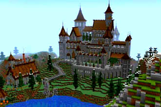 build any size of structure for you in minecraft