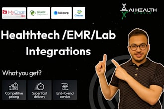 do healthtech saas with emr, testing labs, epic mychart, rpm api developer