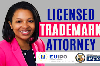 be your licensed trademark attorney and trademark registration, patent attorney