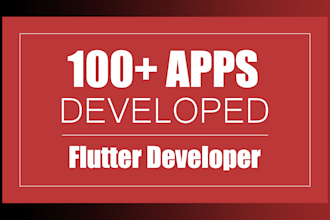be your flutter developer for mobile app development