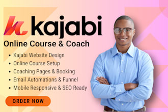 build kajabi website, kajabi online course, kajabi coach website, kajabi expert