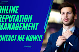 online reputation management repair and ORM build positive brand reputation
