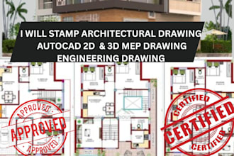design architectural plans floor plans pe stamps mep and 3d rendering
