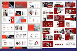 design and redesign powerpoint presentation template google slides pitch deck