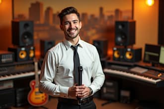 be your male singer, songwriter and producer for your song
