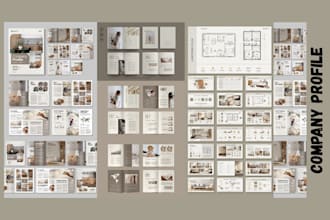 design company profile brochure booklet and handbook