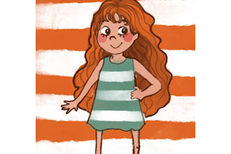 make custom illustrations for your picture book in traditional or digital media