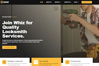 wix wordpress locksmith website home security website home monitoring website