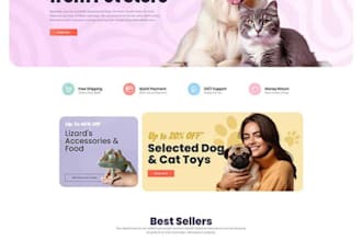 create a professional dropshipping pet store