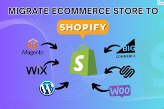 do website migration, wordpress to shopify, woocommerce to shopify,clone website