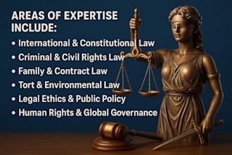 be your lawyer in civil, criminal, family, divorce and tort law disputes