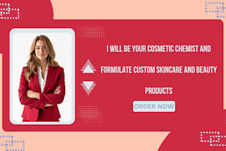 be your cosmetic chemist and formulate custom skincare and beauty products