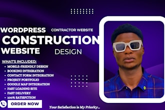 wix handyman, wordpress plumbing site construction, roofing, handyman website