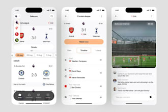 sport calendar app, live scores app, sports bet app, sport news streaming app