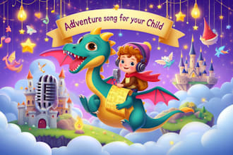make personalized children song using childs name and story