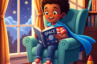 illustrate african american children book illustration