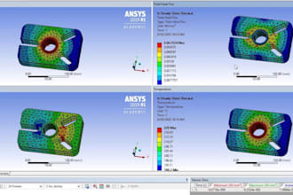 do cfd fea thermal and static analysis in comsol and ansys