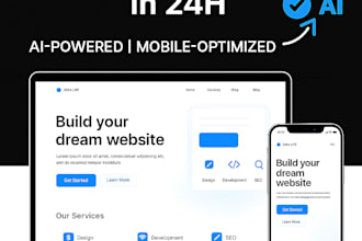 build a stunning ai generated website for your business in 24 hours