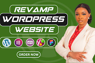 customize website revamp wordpress website elementor website redesign wordpress