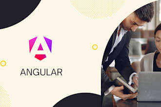 develop angular app and fix bugs
