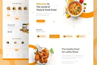 create a food truck website with real time schedule and location updates