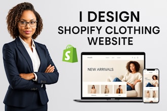 build shopify clothing website design fashion store website clothing store