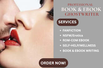ghostwrite nsfw fanfiction, romance story, custom erotica, book and ebook story
