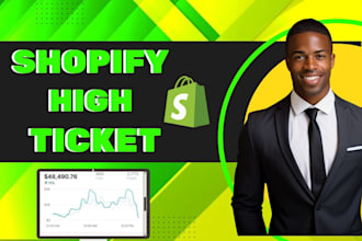 create shopify high ticket dropshipping store high ticket product listing