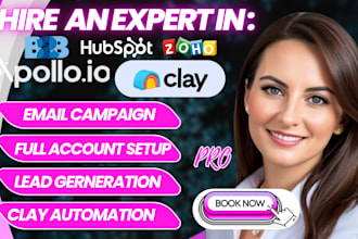 set up automation workflows with apollo io clay clay com hubspot instantly ai