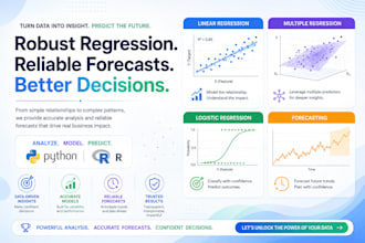 do linear, multiple, logistic regression analysis and forecasting in python r