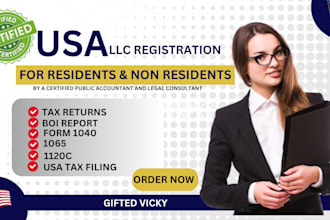 do fast US llc formation llc registration ein number itin boireport tax id 501c3