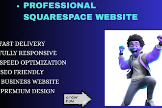 build squarespace website professionally, develop squarespace website