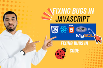 fix HTML, CSS, javascript, PHP, or mysql bugs in your website