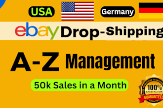 be your ebay virtual assistant dropshipping in USA UK and germany